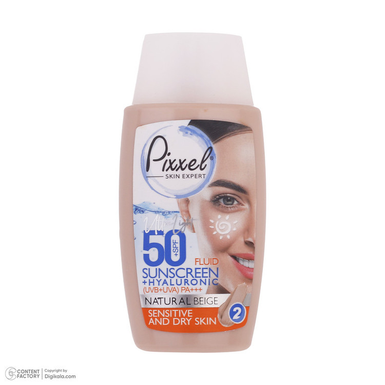 کرم ضدآفتاب پیکسل مدل Natural BEIGE، حجم 50 میلیلیتر