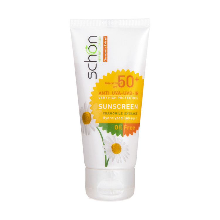 کرم ضدآفتاب رنگی فاقد چربی شون با رنگ طبیعی + SPF50