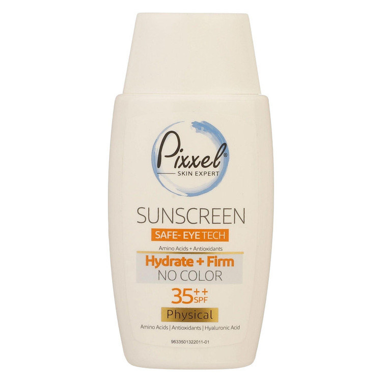 کرم ضد آفتاب بدون رنگ پیکسل SPF35 مدل Physical مناسب انواع پوست حجم 50 میلیلیتر
