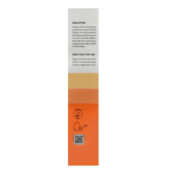 کرم ضدآفتاب رنگی فومیژن مدل SPF50 مناسب انواع پوست، حجم 40 میلیلیتر