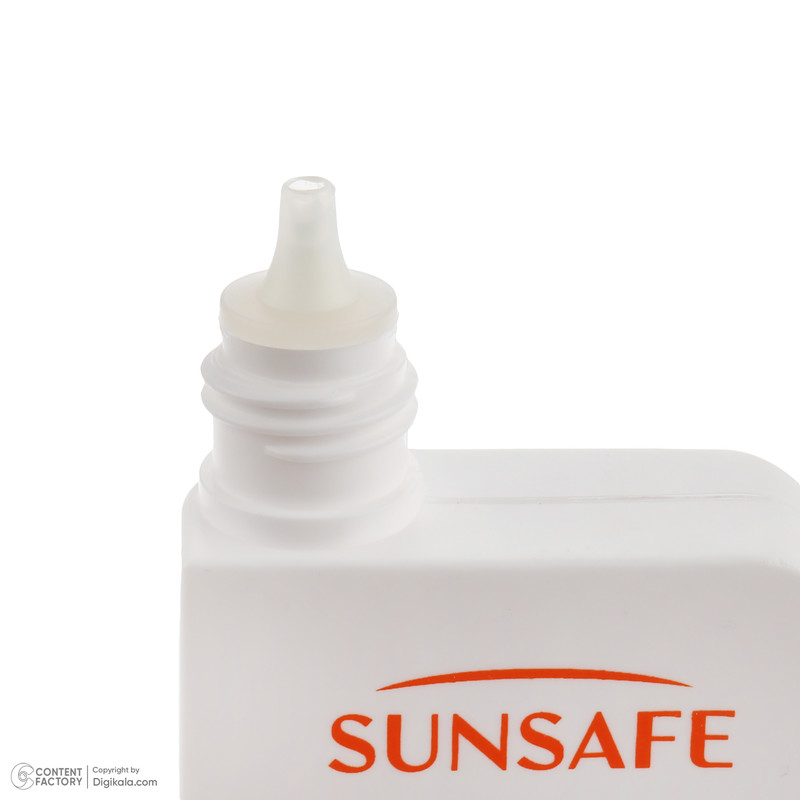 فلوئید ضد آفتاب بیرنگ صورت و بدن سان سیف SPF 50 مدل Solar محافظ در برابر اشعه UVA و UVB مناسب برای پوست حساس و چرب حجم 50 میلیلیتر