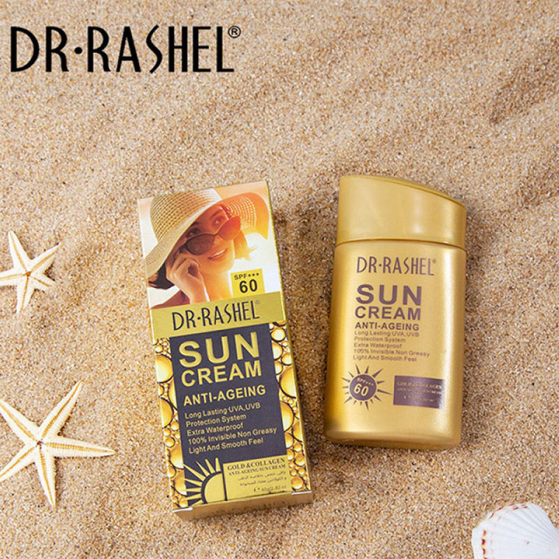 کرم ضد آفتاب دکتر راشل مدل anti - aging وزن 80 گرم