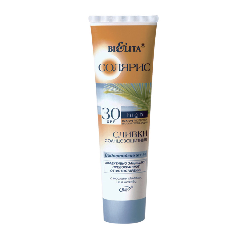 کرم ضد آفتاب بی‌رنگ دست و صورت بلیتا SPF 30 مدل High Protection ‌محافظ UVB,UVA مناسب برای انواع پوست حجم ۱۰۰ میلی‌لیتر