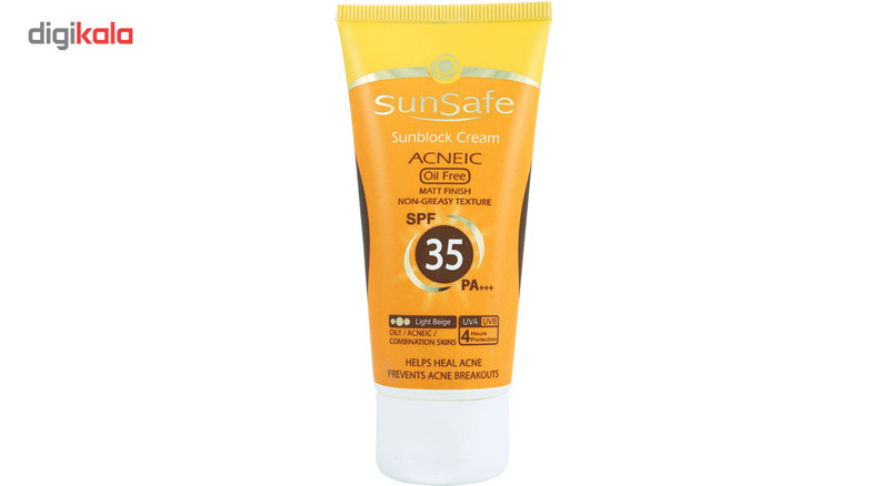 کرم ضد آفتاب رنگی سان سیف SPF 35 مدل 01 مناسب برای پوست چرب وزن 50 گرم