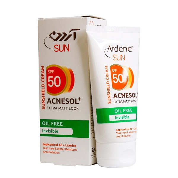 کرم ضدآفتاب آردن مدل ACNESOL، حجم 50 میلیلیتر