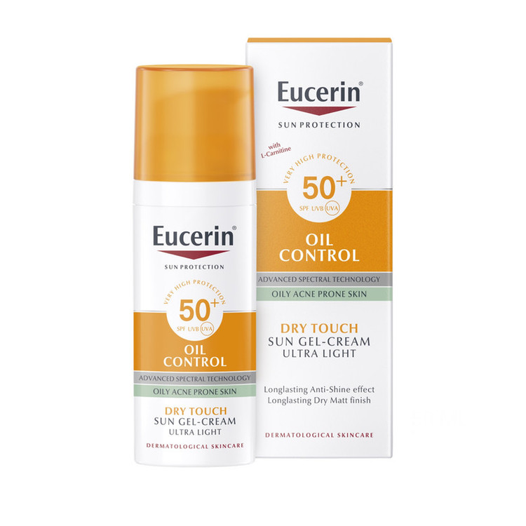 ژل کرم ضد آفتاب بدون رنگ اوسرین SPF 50 مدل anti-shine مناسب پوست های چرب حجم 50 میلی لیتر
