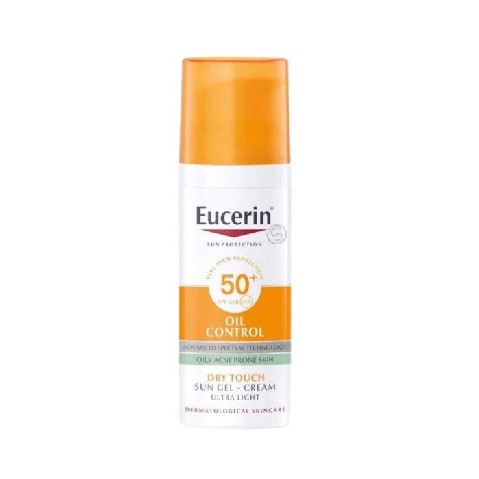 ژل کرم ضد آفتاب بدون رنگ اوسرین SPF 50 مدل anti-shine مناسب پوست های چرب حجم 50 میلی لیتر
