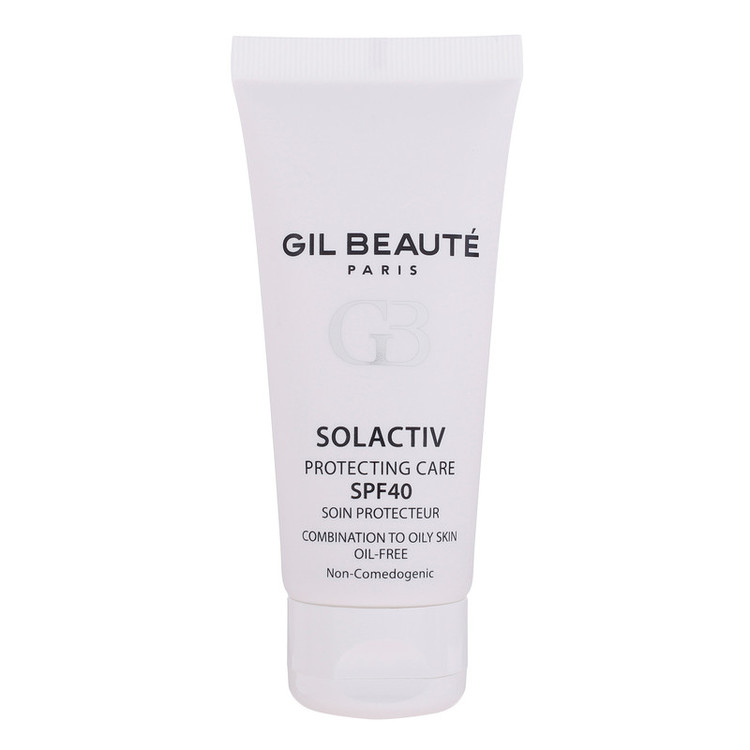 کرم ضد آفتاب بدون رنگ ژیل بوته SPF 40 مدل GB_003 مناسب پوستهای چرب و مختلط حجم 40 میلیلیتر