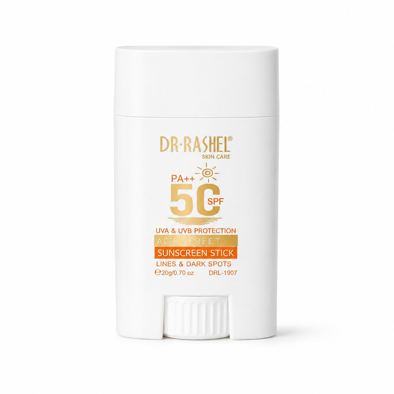 کرم ضد آفتاب بیرنگ صورت دکتر راشل SPF 50 مدل Age Perfect محافظ در برابر اشعه UVA و UVB مناسب برای انواع پوست حجم 50 میلیلیتر