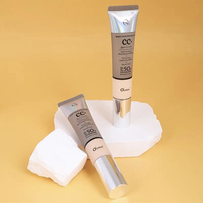 کرم ضدآفتاب رنگی اوچیل SPF 50 مدل C ممحافظ UVA ،UVB و PA+++ ضد چروک مناسب انواع پوست حجم 40 میلی لیتر