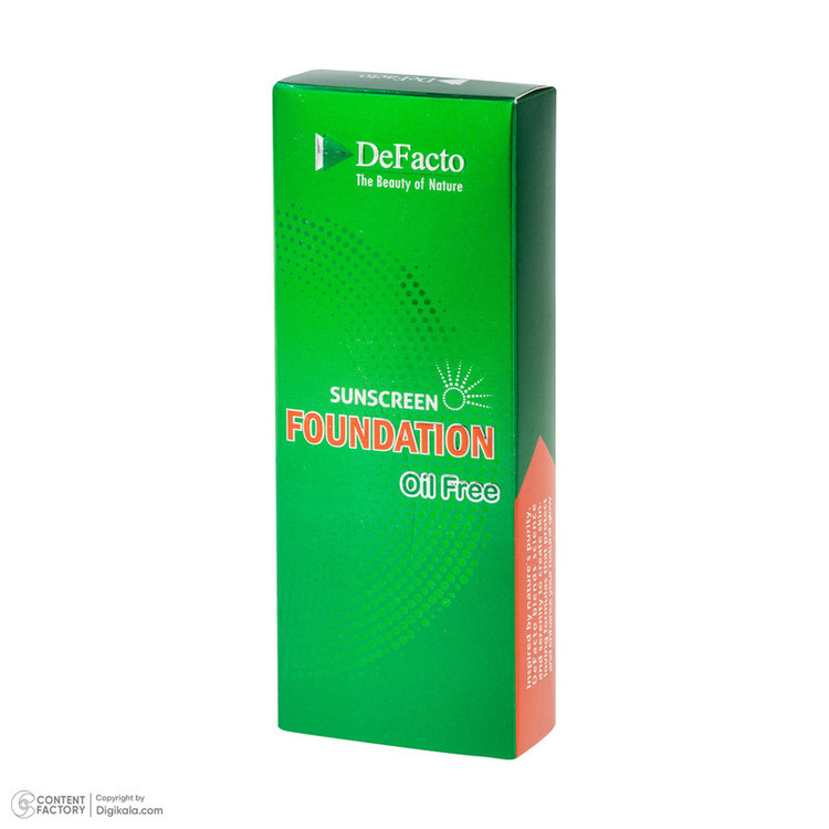 کرم ضد آفتاب رنگی صورت دیفکتو SPF 50 مدل LB محافظ در برابر اشعه UVA،UVB مناسب برای پوست چرب حجم 50 میلیلیتر