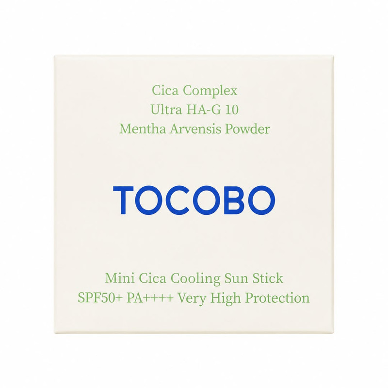 استیک ضد آفتاب بیرنگ دست، صورت توکوبو SPF 50 مدل Mini Cica محافظ در برابر UVB مناسب برای انواع پوست حجم 12 میلیلیتر