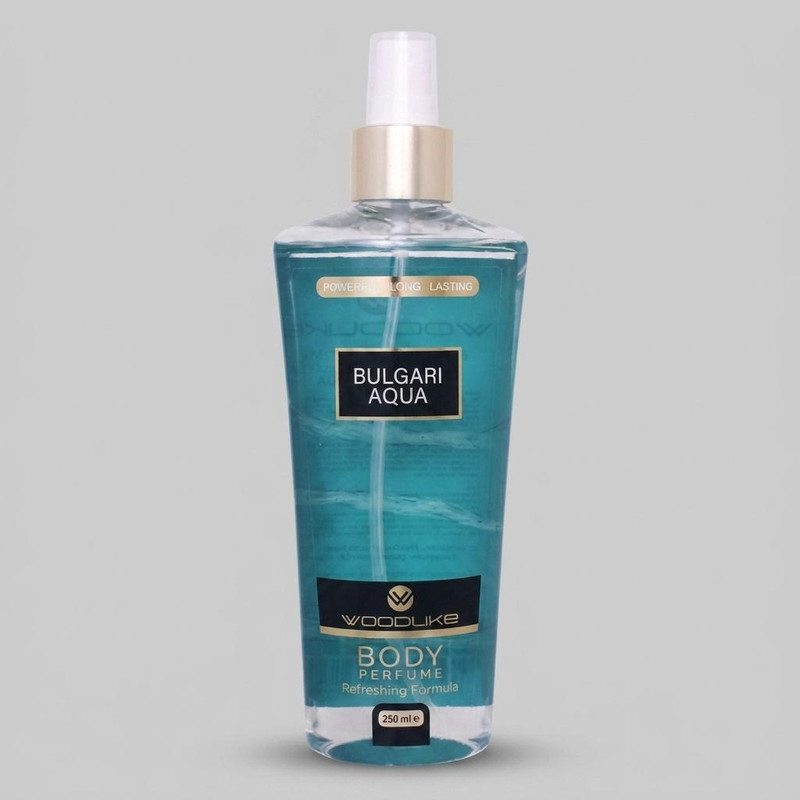 بادی اسپلش مردانه وودلایک مدل BULGARI AQUA حجم 250 میلی لیتر