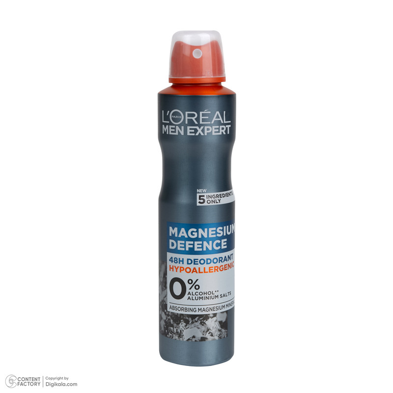 اسپری ضدتعریق مردانه لورآل مدل Hypoallergenic حجم 250 میلیلیتر