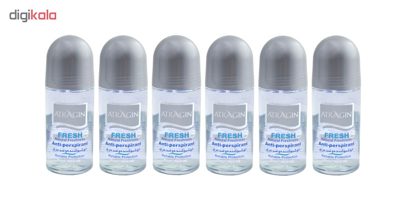 رول ضد تعریق مردانه عطرآگین مدل G2 حجم 50 میلی لیتر مجموعه 6 عددی