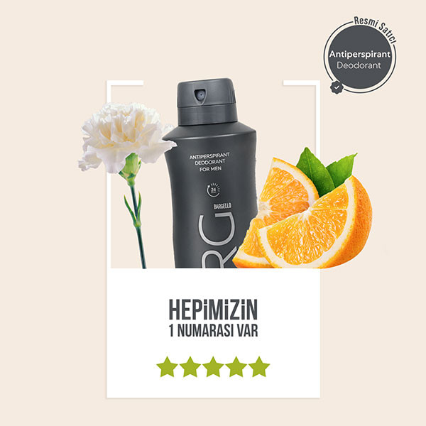 دئودورانت مردانه بارگلو مدل ANTIPERSPIRANT حجم 150 میلیلیتر