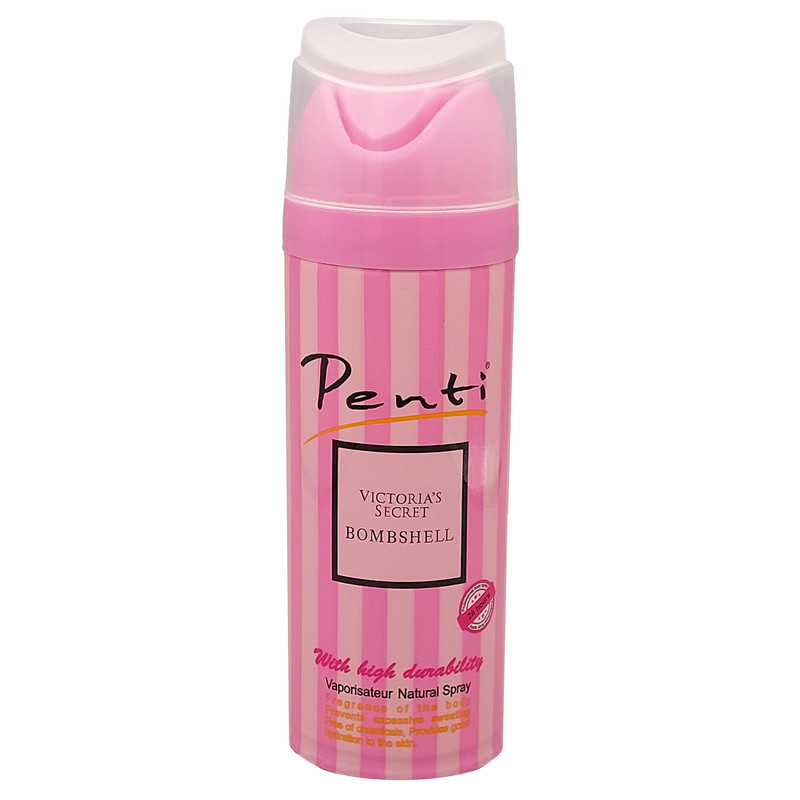 اسپری ضدتعریق زنانه پنتی مدل Victoriasecret bombshell حجم 200 میلیلیتر
