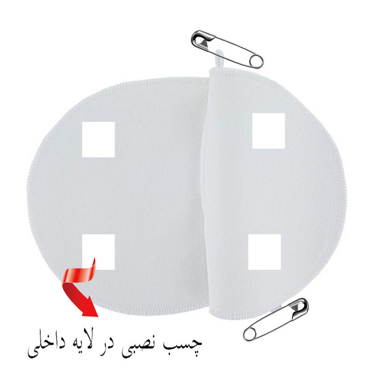پد عرق گیر هیاهو مدل PinPad Lady Large بسته 2 عددی