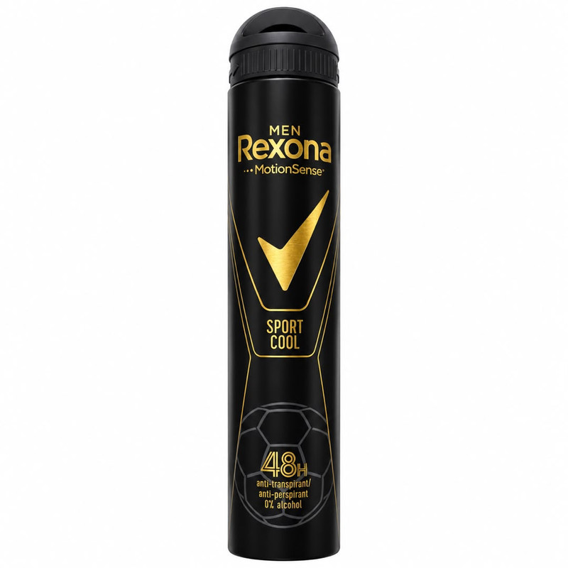 اسپری ضدتعریق رکسونا مدل Sport Cool 48H Black حجم 200 میلیلیتر