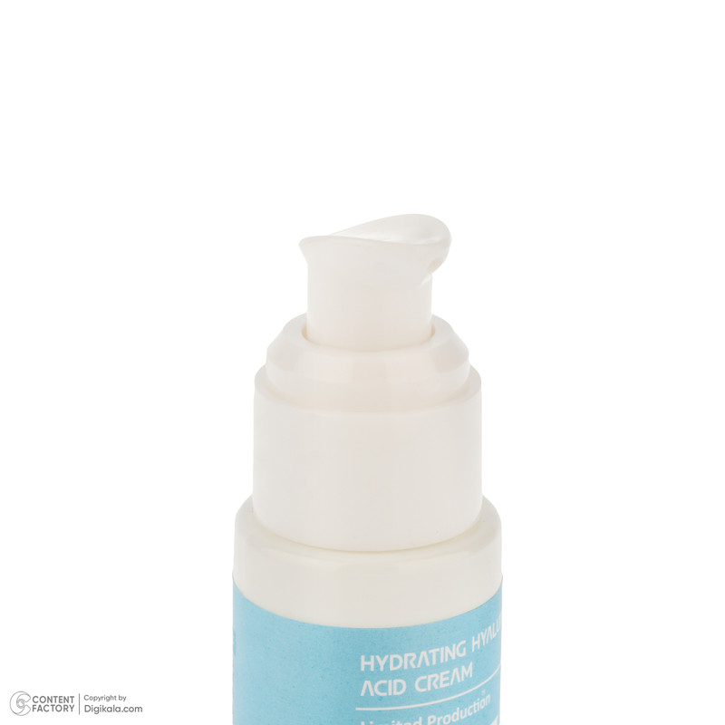 کرم آبرسان صورت گلاما مدل Hyaluronic Acid مناسب برای انواع پوست حجم 50 میلیلیتر
