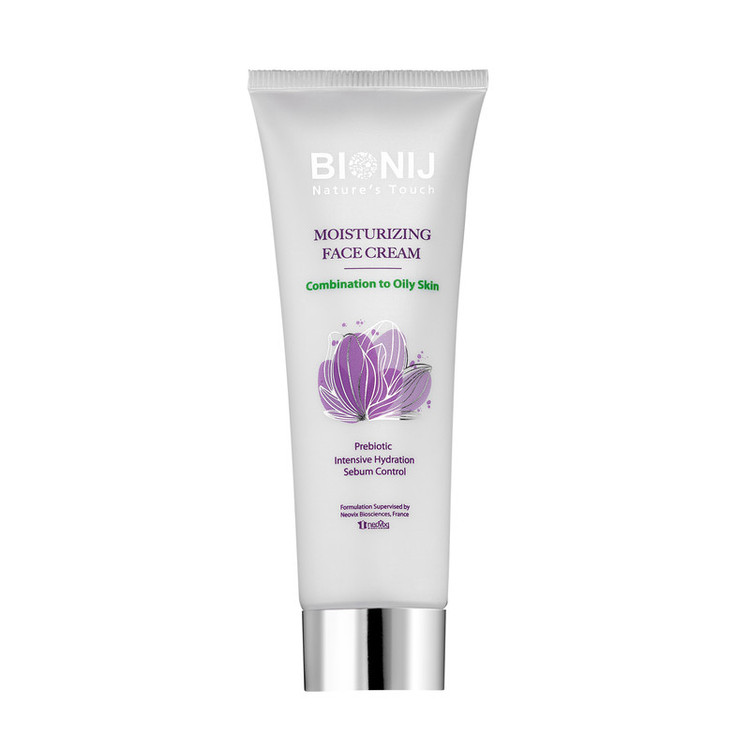 کرم مرطوبکننده صورت بیونیج مدل prebiotic مناسب برای پوست مختلط تا چرب حجم 50 میلیلیتر