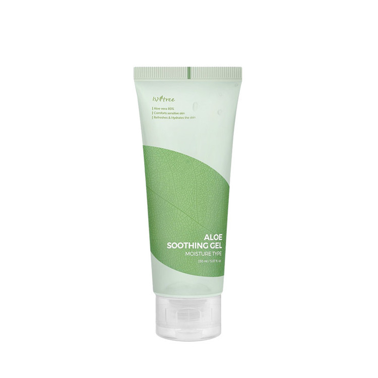 ژل مرطوب کننده صورت و بدن ایزنتری مدل Aloe مناسب انواع پوست حجم 150 میلی لیتر