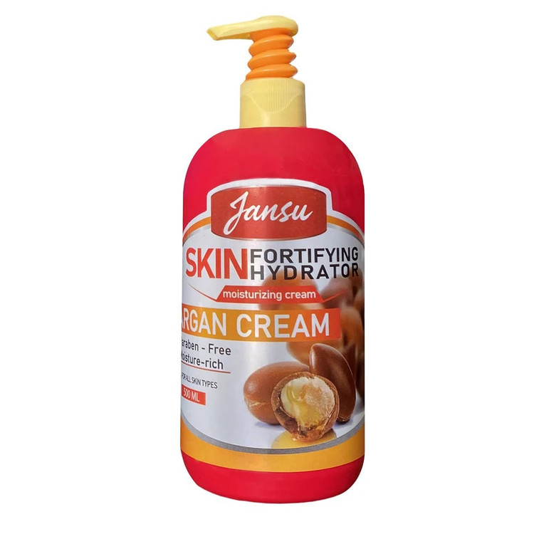 کرم مرطوبکننده دست و صورت و بدن جانسو مدل آووکادو و روغن آرگان مناسب برای انواع پوست حجم 500 میلیلیتر بسته 2 عددی