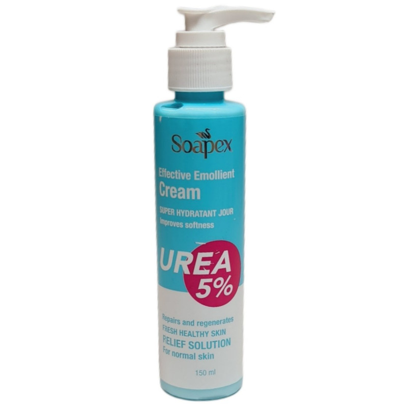 کرم مرطوب کننده دست و صورت سوپکس مدل effective emollient مناسب انواع پوست حجم 150 میلی لیتر
