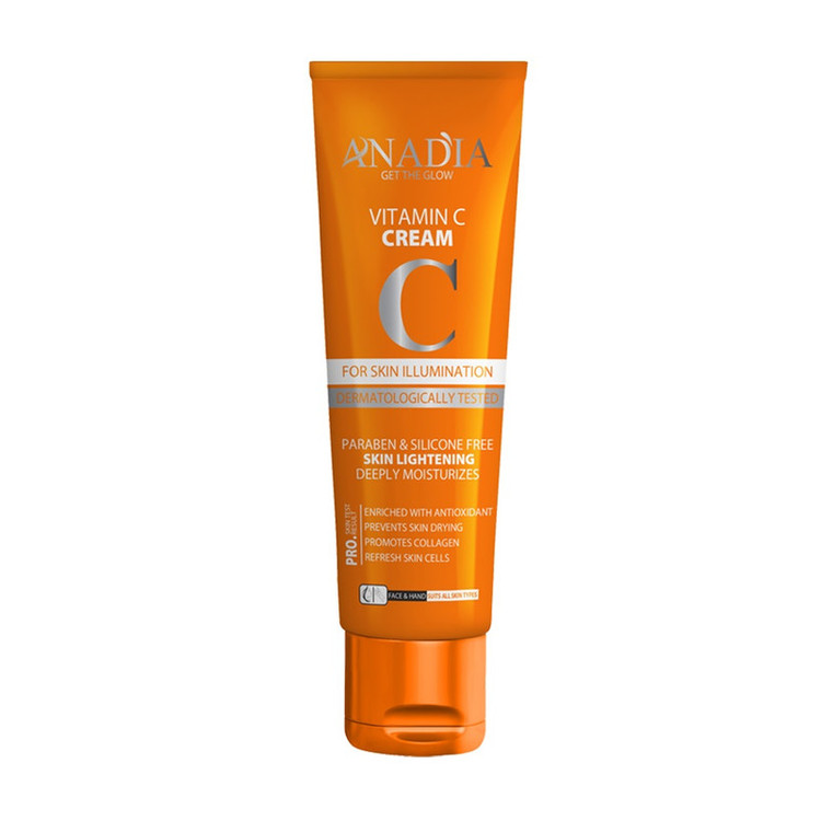کرم مرطوب کننده آنادیا مدل Vit C حجم 150 میلیلیتر