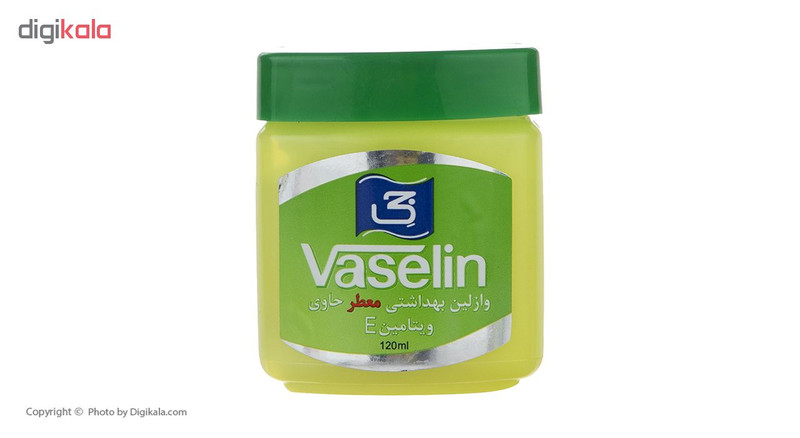 وازلین بهداشتی ویتامین E جی مدل معطر حجم 120 میلی لیتر