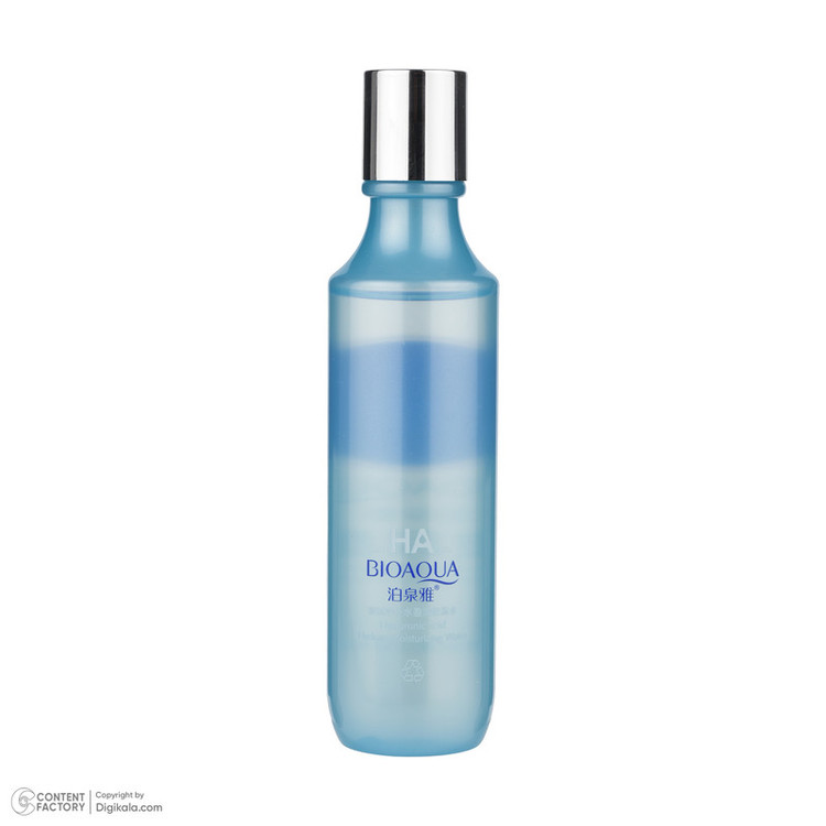 محلول آبرسان صورت بی آکوا مدل Hyaluronic Acid مناسب برای انواع پوست حجم 150 میلیلیتر