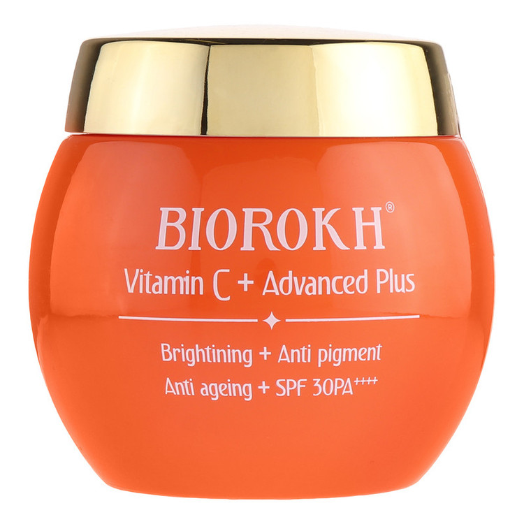 کرم مرطوب کننده بایورخ مدل Vitamin C مناسب برای انواع پوست وزن 120 گرم
