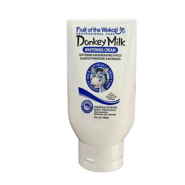 کرم مرطوبکننده صورت، دست، گردن وکالی مدل Donkey Milk مناسب برای انواع پوست حجم 180 میلیلیتر
