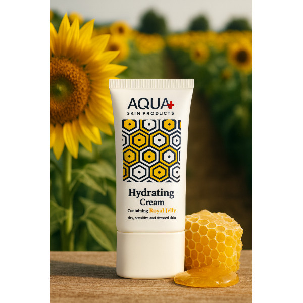 کرم مرطوب کننده دست و صورت آکوا پلاس مدل Royal Jelly مناسب برای انواع پوست حجم 50 میلی لیتر