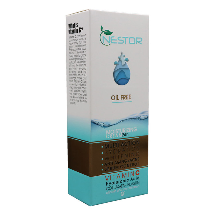 کرم آبرسان نستور مدل Oil free حجم 50 میلی لیتر