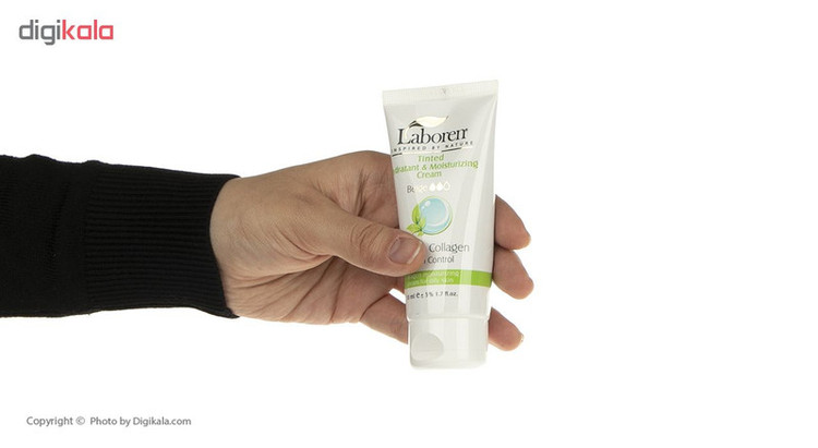 کرم مرطوب کننده رنگی لابورن مدل Oily Beige حجم 50 میلی لیتر