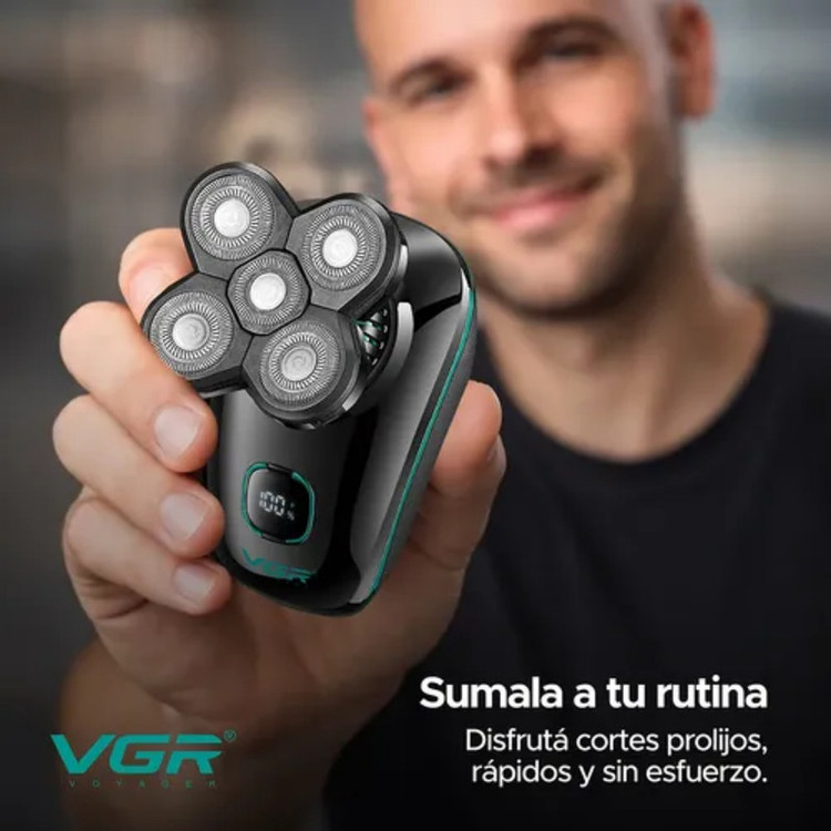 ماشین اصلاح موی سر و صورت شارژی وی جی ار مدل V-304