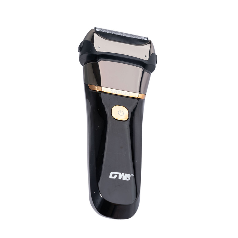 ماشین اصلاح موی صورت جی دبلیو مدل GW-9909، اصلاح به صورت صفر زن، نمایشگر وضعیت باتری، ضد آب، منبع انرژی با کابل USB، تکنولوژی اصلاح به صورت شیو فویلی، مدت زمان شارژ 120 دقیقه و مدت زمان استفاده پس از شارژ 80 دقیقه، بههمراه کابل شارژ USB، محافظ، برس