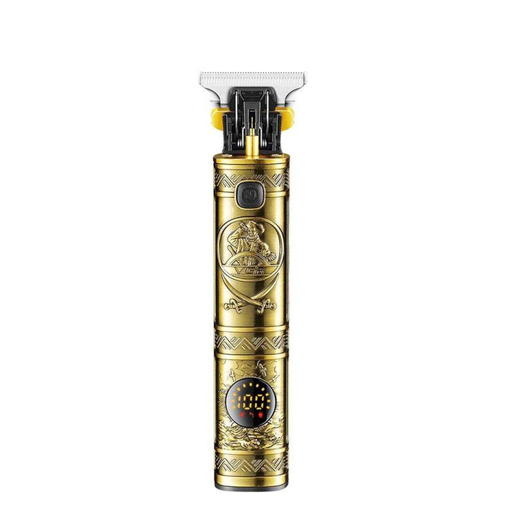 ماشین اصلاح موی صورت وی جی ار مدل V-097 با تیغه استیل ضد زنگ، موتور 6500 دور در دقیقه، قابلیت تنظیم سرعت، عملکرد توربو، نمایش وضعیت باتری و سه عدد شانه در سایزهای 1، 2 و 3 میلیمتر