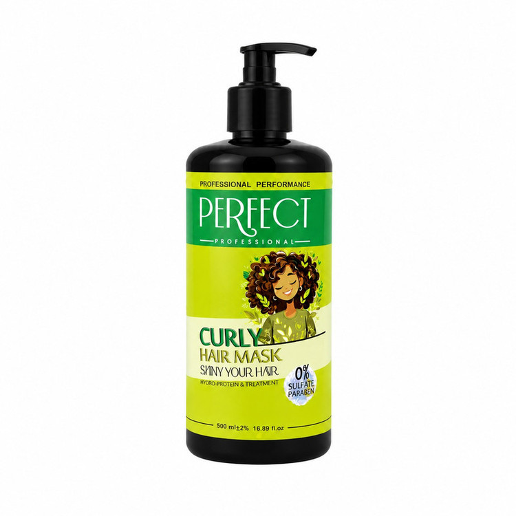 ماسک مو تقویت کننده پرفکت پروفشنال مدل curly مناسب برای موهای فر و مجعد حجم 500 میلی لیتر