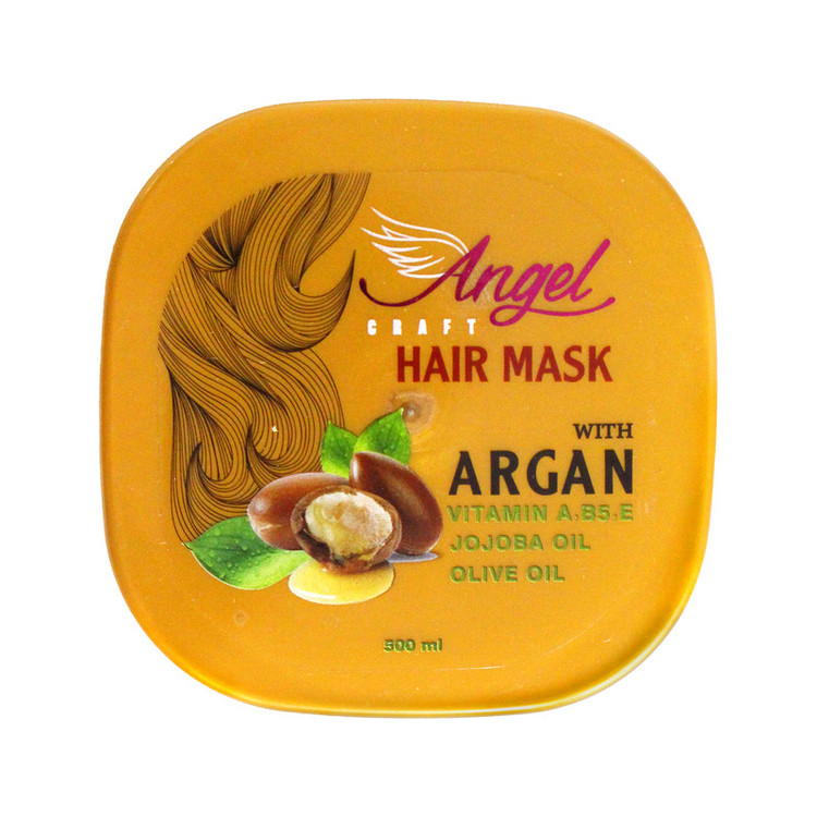 ماسک مو انجل کرفت مدل آرگان حجم 500 میلی لیتر مجموعه 2 عددی