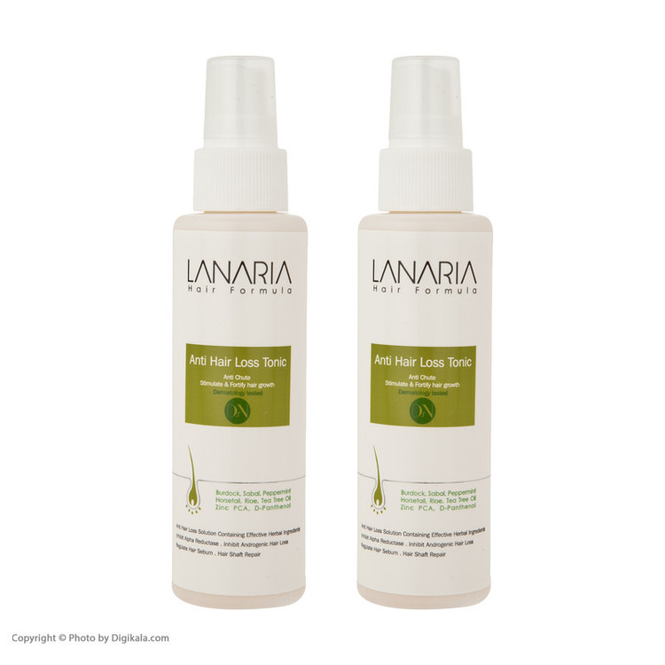تونیک تقویت کننده مو لاناریا مدل Tea Tree حجم 150 میلی لیتر مجموعه 2 عددی