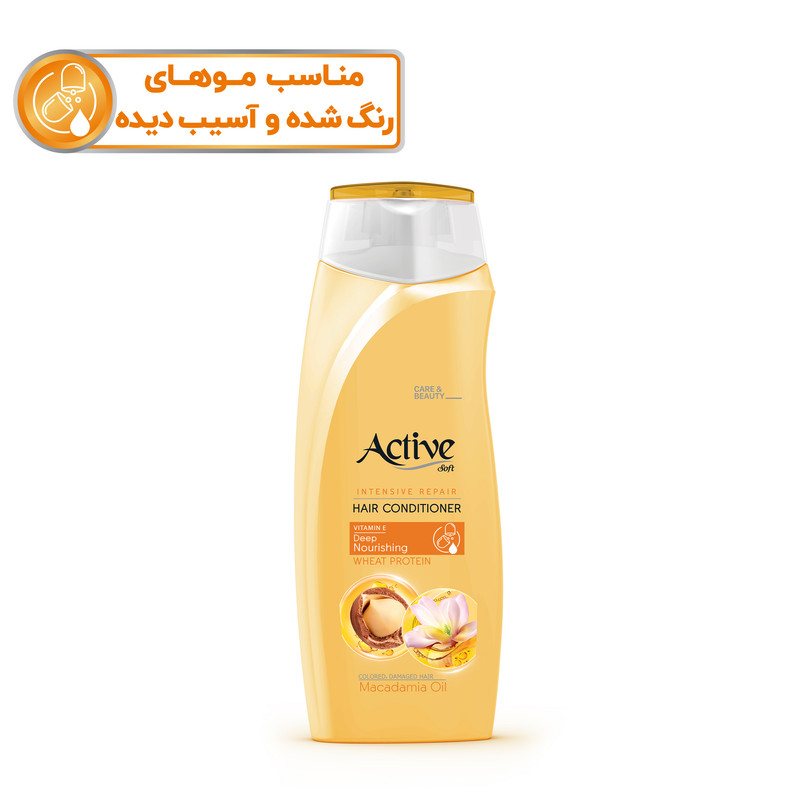 نرمکننده مو اکتیو مدل 002 حجم 300 میلیلیتر بسته 2 عددی