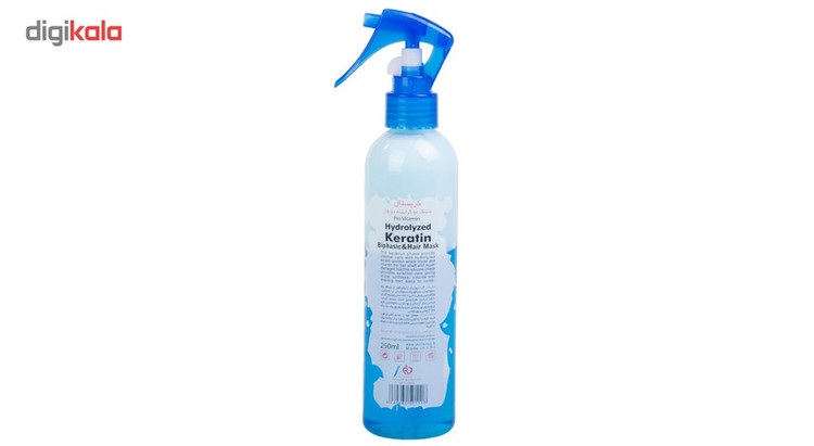 ماسک مو دو فاز آبی روزانه کریستال مدل Hydrolyzed Keratin حجم 250 میلی لیتر
