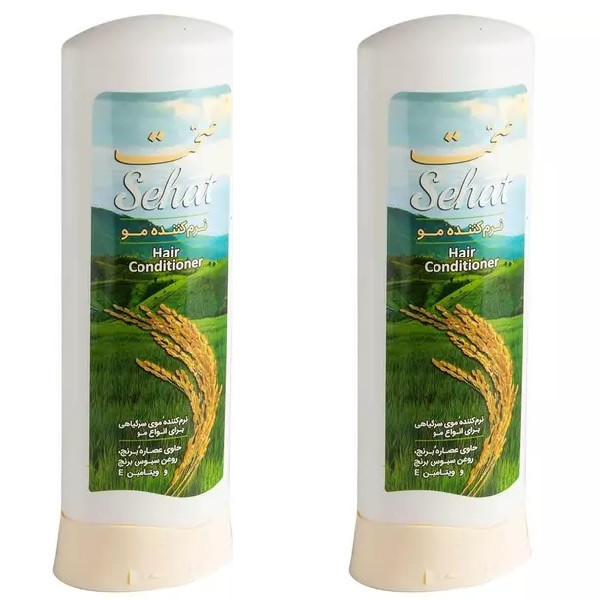 نرم کننده مو صحت مدل Vitamin E حجم 300 میلی لیتر مجموعه 2 عددی