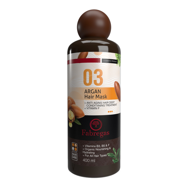 ماسک مو فابریگاس مدل روغن آرگان حجم 400 میلی لیتر