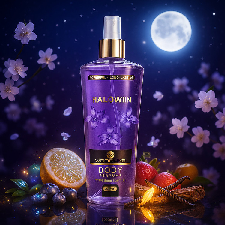 بادی اسپلش زنانه وودلایک مدل Halowiin حجم 250 میلی لیتر