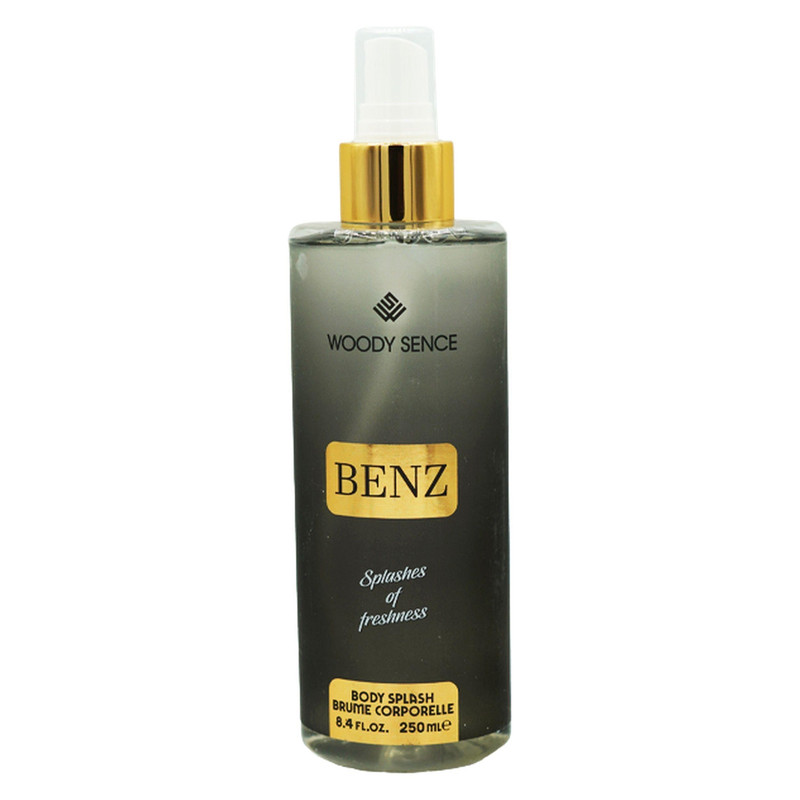 بادی اسپلش مردانه وودی سنس مدل BENZ حجم 250 میلی لیتر