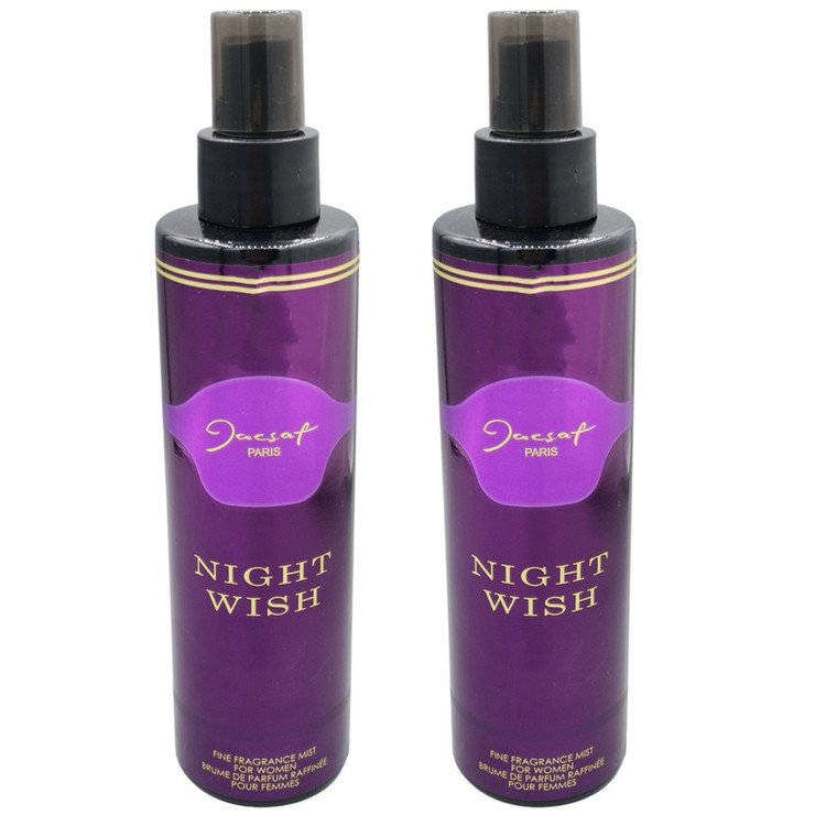 بادی اسپلش زنانه ژک ساف مدل Night wish حجم 200 میلی لیتر مجموعه دو عددی