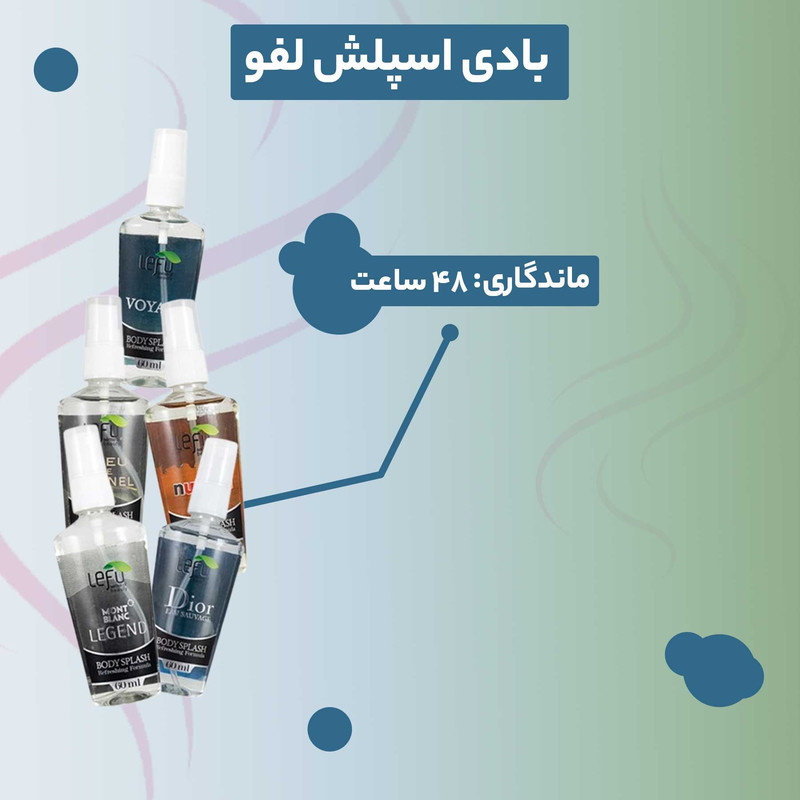 بادی اسپلش لفو مدل 101 حجم 60 میلی لیتر بسته 5 عددی
